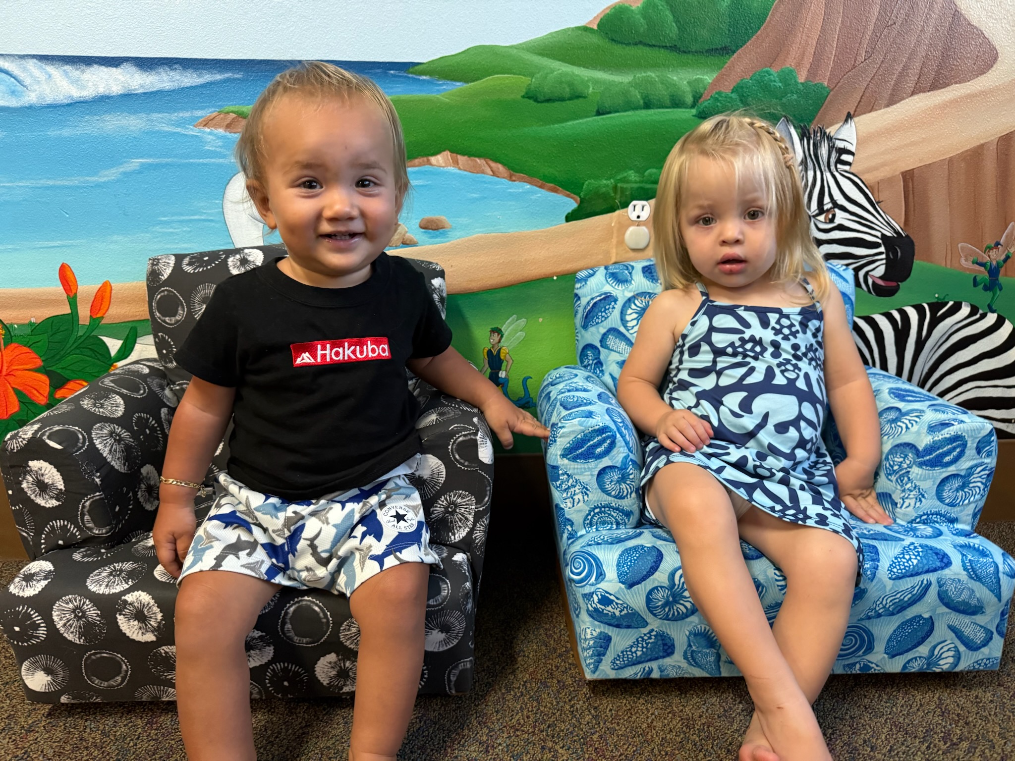 Family celebrating together at Kona Kids Dentist