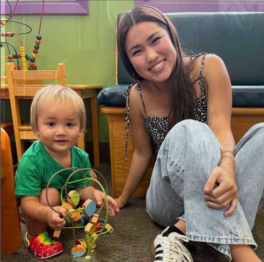 Family smiling together at Kona Kids Dentist