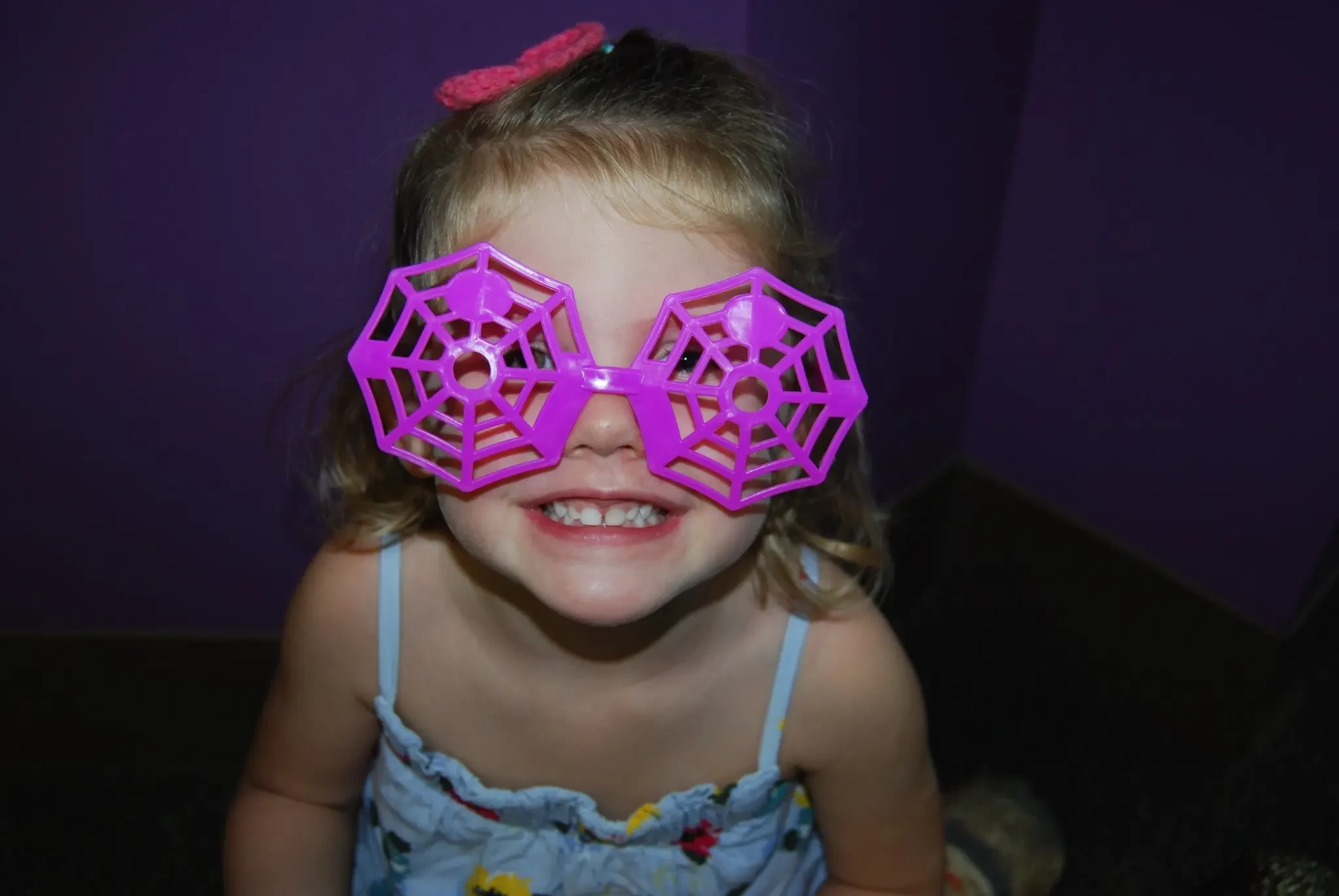 Child smiling during a Kona Kids Dentist visit